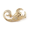 Alloy Rhinestone Brooch JEWB-Q030-31G-1