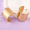 C-Shaped 304 Stainless Steel Stud Earrings for Women EJEW-A131-01A-G-3