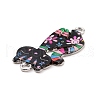 Alloy Enamel Connector Charms ENAM-M055-36P-02-3