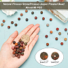 ARRICRAFT Natural Polychrome Jasper/Picasso Stone/Picasso Jasper Frosted Bead Strands G-AR0003-66-2
