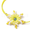 Adjustable Nylon Cord Link Bracelets BJEW-MZ00162-01-3