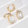 Ion Plating(IP) 304 Stainless Steel Hoop Earring EJEW-C017-06G-03-3