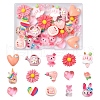 30Pcs 15 Styles Opaque and Transparent Resin Decoden Cabochons CRES-YW0002-19-1