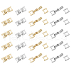 SUPERFINDINGS 20Pcs 2 Colors Eco-Friendly Brass Watch Band Clasps KK-FH0007-68-1