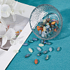 Hobbspring 80Pcs 8 Colors Transparent Electroplate Glass Beads EGLA-HS0001-03-5