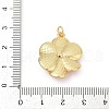 Brass Pave Cubic Zirconia with Enamel Pendants KK-U062-42G-01-3
