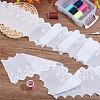FINGERINSPIRE 7.5 Yards Cotton Embroidered Teardrop Lace Ribbon OCOR-FG0002-17-4