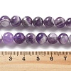 Natural Amethyst Beads Strands G-M445-8MM-01E-4