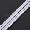 Glass Silk Stain Style Beads Strands GLAA-N047-001B-10-2