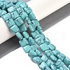 Synthetic Turquoise Beads Strands G-M435-A15-01-2