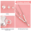   6Pcs 3 Style 925 Sterling Silver Charms STER-PH0001-84-4