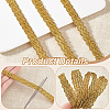 11M Polyester Wavy Lace Ribbon OCOR-WH0088-26B-4