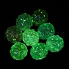 UV Plating Luminous Acrylic Beads X-MACR-D024-22-2