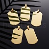 PVD Vacuum Plating 304 Stainless Steel Big Pendants STAS-I140-19E-G-7