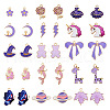  30Pcs 15 Styles Alloy Enamel Pendants ENAM-PJ0001-11-1