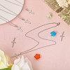 CHGCRAFT 8Pcs Stainless Steel Pendants Necklaces NJEW-CA0001-19P-6