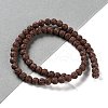 Synthetic Lava Rock Dyed Beads Strands G-H311-08A-02-2