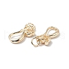 Rack Plating Brass Hook Clasps KK-WH0060-06G-2