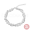 Mother's Day Jewellery Adjustable Shell Pearl Beaded Bracelets BJEW-L692-009P-1
