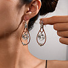 Alloy Dangle Earrings FS-WG12E90-26-1