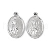 Non-Tarnish 201 Stainless Steel Pendants STAS-J401-VC624-2