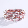 PU Leather Multi-layered Bracelets WG13214-10-1