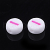 Initial Acrylic Beads OACR-E001-20I-2