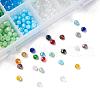24 Colors Electroplate Glass Beads EGLA-JP0002-04B-6mm-5
