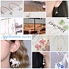 Unicraftale Ion Plating(IP) 304 Stainless Steel Earring Hooks STAS-UN0058-95G-6