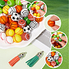 SOFPLATE DIY Sports Ball Keychain Making Kit DIY-SP0001-48-6