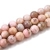 Natural Pink Opal Beads Strands G-L621-B13-10mm-2