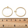 Brass 2-Loop Link Pendants KK-V003-08-3