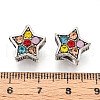 Alloy Rhinestone European Beads FIND-N009-17B-AS-3