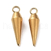 Ion Plating(IP) 201 Stainless Steel Pendants STAS-M323-29G-1-1