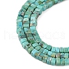 Natural HuBei Turquoise Beads Strands G-G271-G05-1x1.5mm-4