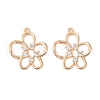 Glass Rhinestone Pendants KK-N254-62G-1
