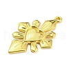 Alloy Rhinestone Settings Pendant PALLOY-H132-02G-11-2