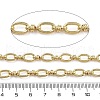 Rack Plating Brass Oval Link Chains CHC-G023-10G-2