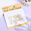 Beebeecraft 6Pcs Brass Locket Pendants KK-BBC0015-51-6