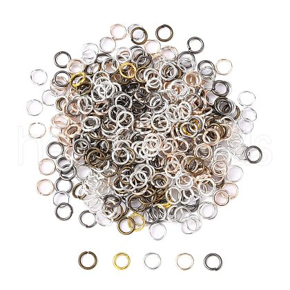 Open Jump Rings Iron Jump Rings JR6MM-M1-1