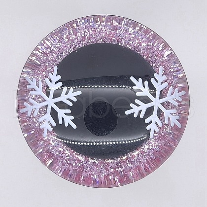 Snowflake Resin Craft Safety Eyes DIY-WH0399-97E-1
