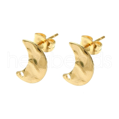304 Stainless Steel Stud Earring Findings X-STAS-L024-003G-10-1