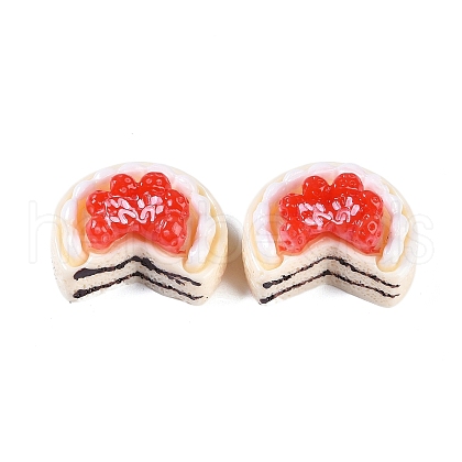 Opaque Resin Imitation Food Decoden Cabochons CRES-I032-02E-1