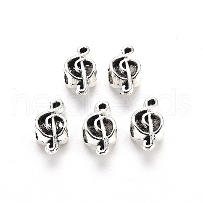 Tibetan Style Alloy European Beads TIBE-N006-80AS-LF-1