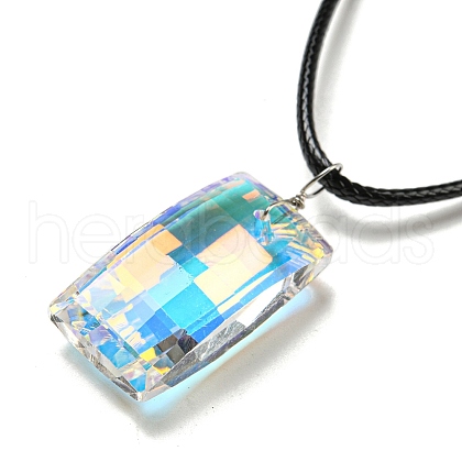 Waxed Cord Necklaces NJEW-P310-07P-01-1