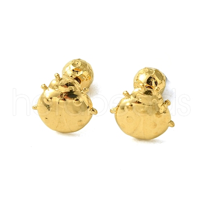 Ion Plating(IP) 304 Stainless Steel Ear Studs EJEW-Q801-08G-1