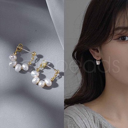 Mother's Day Jewellery Pearl Clip-on Earrings Tassel Earrings Vintage Ear Cuff Luxury Retro Jewelry YG6221-5-1