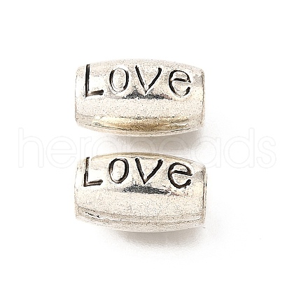 Tibetan Style Alloy European Beads TIBE-L008-27AS-1