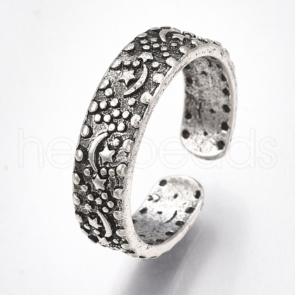 Alloy Cuff Finger Rings RJEW-T006-28-1