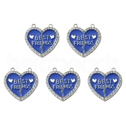 Alloy Enamel Split Pendant ENAM-YW0003-81H-1